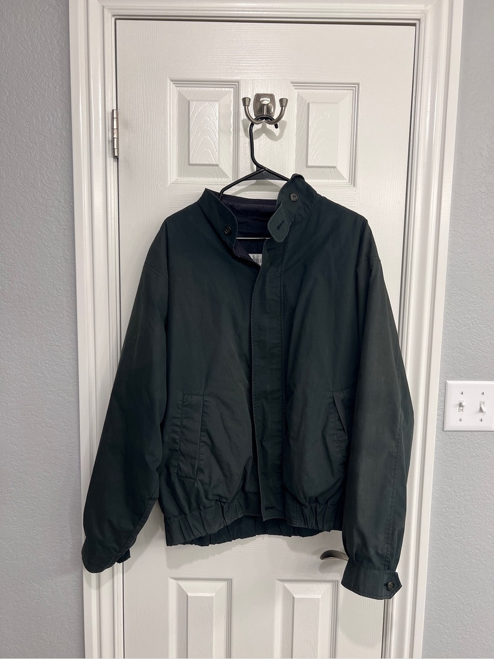 London Fog Forest Green Bomber Jacket